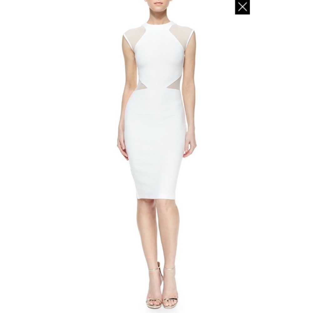 NWT Lovers + Friends Dress with Mesh Details